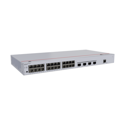 Switch de Acceso Gigabit Administrable Capa 2 / 24 puertos 10/100/1000 Mbps / 4 Puertos 10GE SFP+ Uplink / ERPS / IMGP Snooping / DHCP Snooping / Administración Nube Gratis