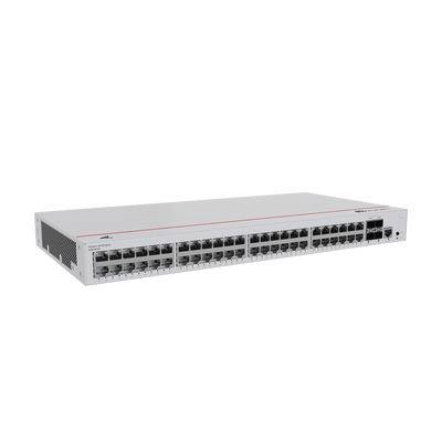 Switch de Acceso Gigabit Administrable Capa 2 / 48 puertos 10/100/1000 Mbps / 4 Puertos 10GE SFP+ Uplink / ERPS / IMGP Snooping / DHCP Snooping / Administración Nube Gratis