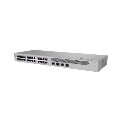 Switch de Acceso Gigabit Administrable Capa 2 / 24 puertos 10/100/1000 Mbps / 4 Puertos 2.5GE SFP Uplink / ERPS / IMGP Snooping / DHCP Snooping / Administración Nube Gratis