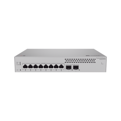 Switch de Acceso Gigabit Administrable Capa 2 / 8 puertos 10/100/1000 Mbps / 2 Puertos 2.5GE SFP Uplink / ERPS / IMGP Snooping / DHCP Snooping / Administración Nube Gratis