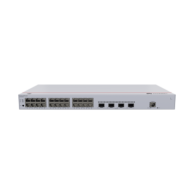 Switch de Distribución/Core Gigabit Administrable Capa 3 / 24 puertos 10/100/1000 Mbps / 4 Puertos 10GE SFP+ Uplink / ERPS / Rutas Estáticas / iStack / Administración Nube Gratis