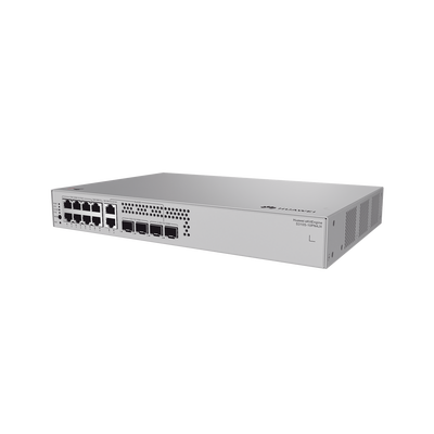 Switch de Acceso eKit Administrable / Capa 2+ / 6 Puertos PoE+ Gigabit + 2 Puertos PoE+ Multi-Gigabit (2.5 Gbps) + 2 Puertos Gigabit + 2 Puertos SFP + 2 Puertos SFP+ / PoE Perpetuo / Presupuesto PoE 128 W / Sin licenciamiento
