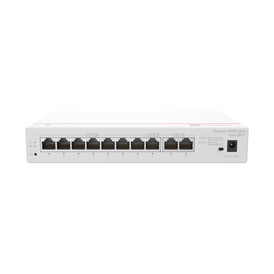 Router eKit / 2 Puertos WAN Gigabit / 1 Puerto LAN/WAN Gigabit / 7 Puertos PoE LAN Gigabit / Presupuesto PoE 124 W / Rendimiento de 2 Gbps / Controlador (64 APs) / Hasta 250 clientes / Libre de licenciamiento