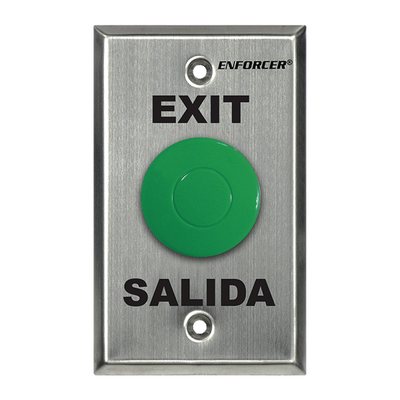 Botón Tipo Hongo / Color Verde / Relevador NO, NC, COM