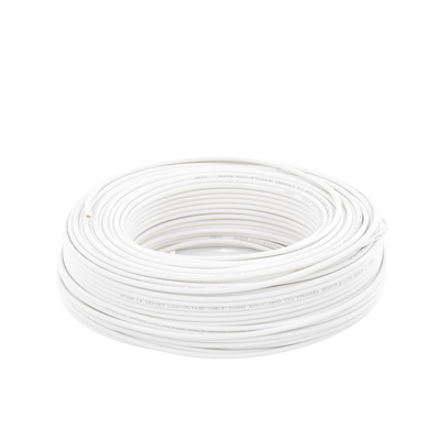 Bobina de 100 Metros / Cable de CCA / 4 x 22 AWG / Tipo Aluminio Revestido de Cobre / Aplicaciones en Alarmas de Intrusión /Automatización