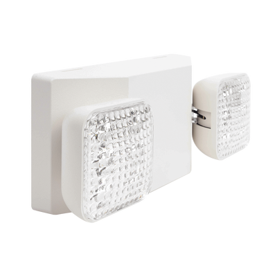 Luz LED de Emergencia Dual LED /150 lúmenes/Luz fría/Batería de Respaldo Incluida/Botón de test.