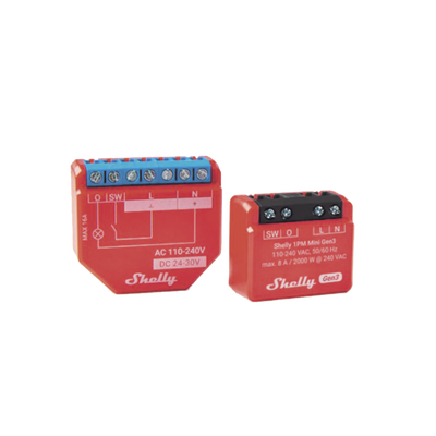 Mini Interruptor inteligente con Wi-Fi, medición de consumo, 1 canal 8A, compatible con asistentes de voz Alexa y GoogleHome