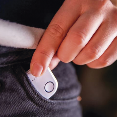 Botón Bluetooth Inalámbrico color Blanco, programe escenas de Shelly y ejecútelas con uno o varios clic