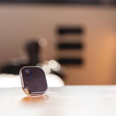 Botón Bluetooth Inalámbrico color Negro, programe escenas de Shelly y ejecútelas con uno o varios clic