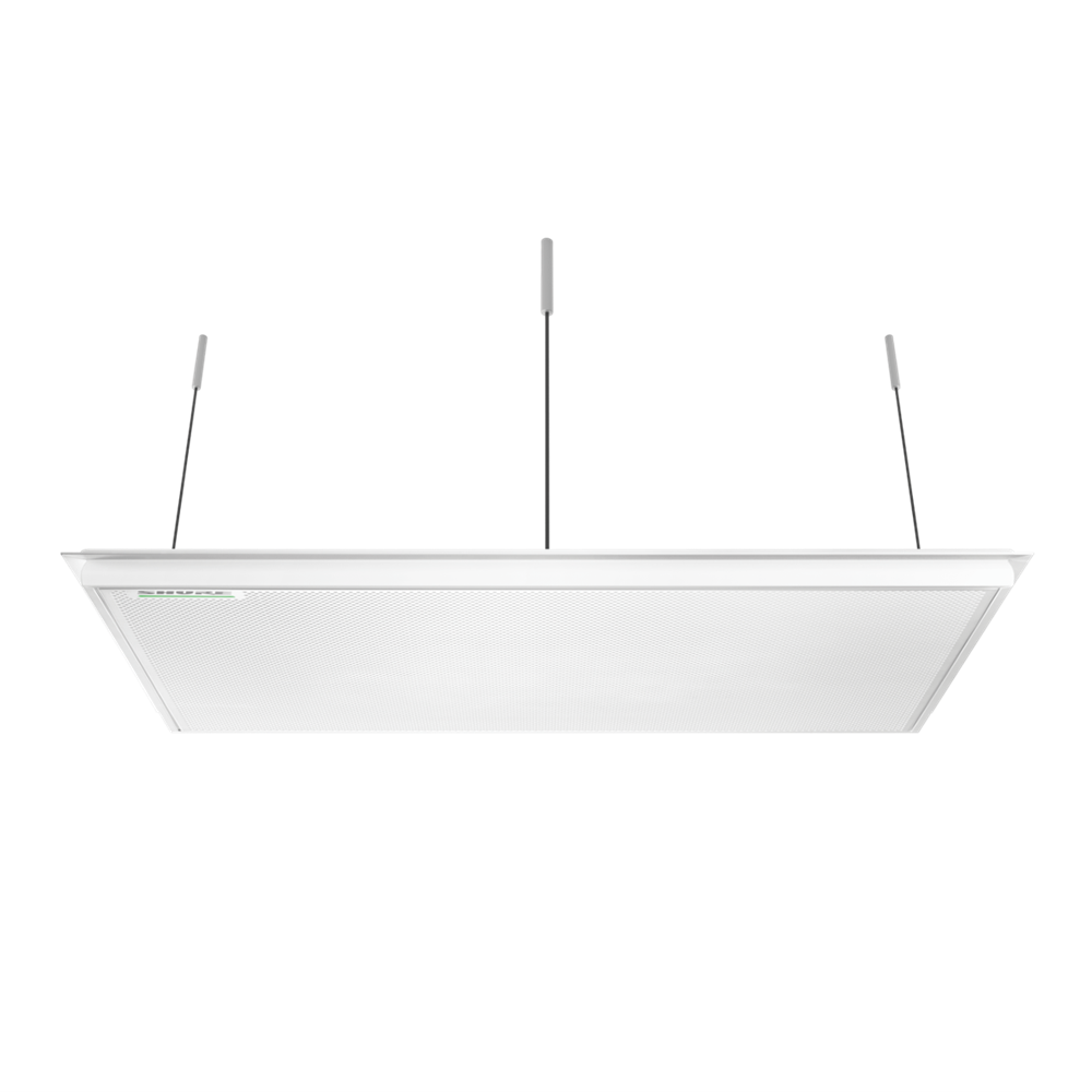 SHURE MXA920W para Videoconferencias y Salas de Reunión Micrófono de techo con audio profesional, formación automática de haces e integración en sistemas AV. Compatible con Zoom, Teams y más. Color Blanco, Rejilla Cuadrada 61 x 61 cm
