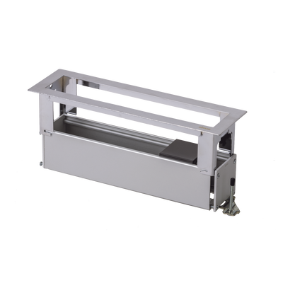 Caja Para Instalación en Escritorio para Voz, Datos o Contactos Eléctricos / Capacidad para 4 Módulos / Salida de Cables "Posterior" / Los Módulos se Adquieren Aparte / (KFC134/14CY)