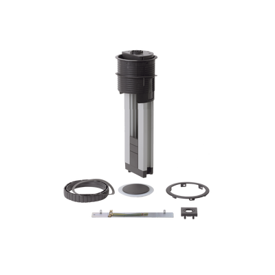 Teleblock Simon K45 para Voz, Datos, Multimedia o Contactos Eléctricos / Capacidad para 4 Módulos K45 / Apertura Manual con Tapa Abatible / Instalación en Mobiliario de Oficina o Comercial / (KTL204CY))