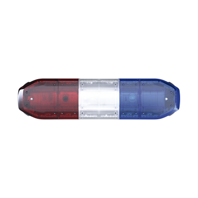 Barra de luces LED de 48", 216 LED, Dual Color, Programable, Rojo/Azul/Ámbar/Claro, Ideal para Equipar Unidades de Seguridad Publica con Domos Rojo, Claro y Azul