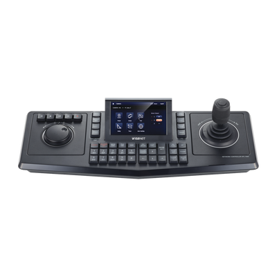Controlador de domos PTZ y Camaras IP Wisenet, con pantalla LCD touch screen de 5"