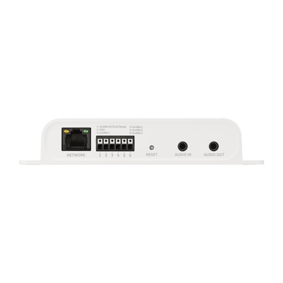 Modulo de E/S de Alarma y Audio por red para camaras PTZ Plus Wisenet
