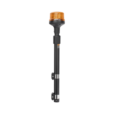 Luz Telescópica para Motocicletas, 8 LED, Ambar, SAE Clase I