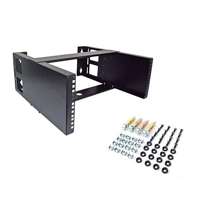 Rack abierto para montaje en pared 4 unidades con Taquetes para Instalación