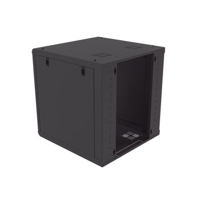 Gabinete de Pared 12U de 635 mm de Profundidad, Rack de 19 in en Acero Reforzado: Compacto y Resistente para Soluciones Profesionales