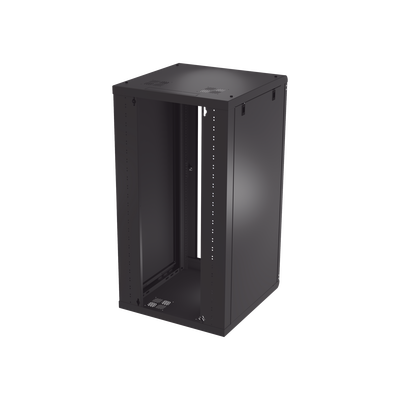 Gabinete de Pared 24U de 635 mm de Profundidad, Rack de 19 pulgadas en Acero Reforzado: Compacto y Resistente para Soluciones Profesionales