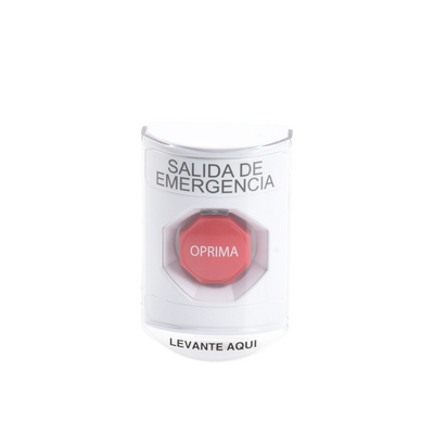 Botón Multipropósito, Texto Salida De Emergencia, Llave para Restablecer, Bocina Integrada De Alarma, Tapa De Policarbonato, 2 Relevadores forma C, Interior