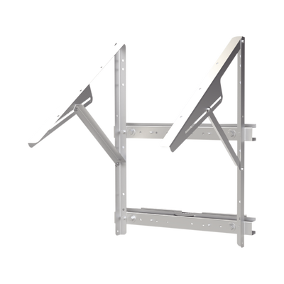 Montaje de Panel Solar para Poste Compatible con PRO-5012 + Gabinetes PST253015A/ PST304020A/ PST404020A/ EIPC404025/ EIPCB404030 (No incluidos).