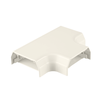 Accesorio en "T", para uso con canaleta T70, Material PVC Rígido, Color Blanco