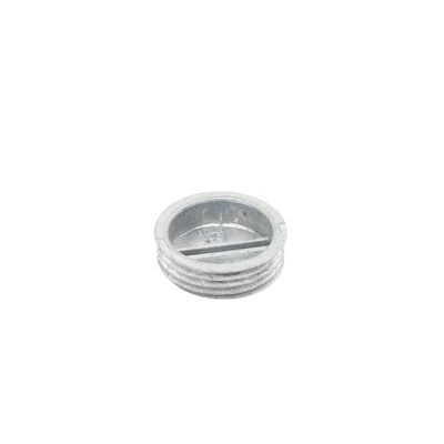 Tapón roscado de 3/4" para caja cuadrada a prueba de intemperie.