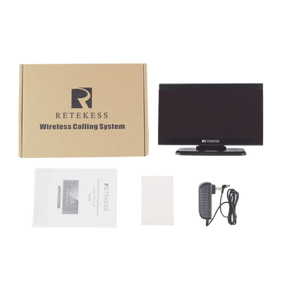 Pantalla receptora inalambrica para sistema de llamada de asistencia