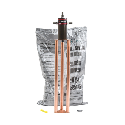 Electrodo para corriente máxima de 45 Amp. con Filtro y Compuesto H2Ohm.