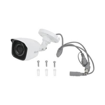 Bala TURBOHD 1 Megapixel (720p) / Gran Angular 92 grados / Lente 2.8 mm / CLIMAS EXTREMOS / IR EXIR Inteligente 20 mts / Exterior IP66 / dWDR / TVI-AHD-CVI-CVBS