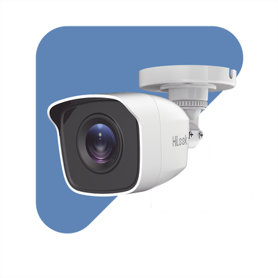 Bala TURBOHD 5 Megapíxel / Lente 2.8 mm (85° de Visión) / Exterior IP66 / IR EXIR 20 mts / TVI-AHD-CVI-CVBS/ Metal