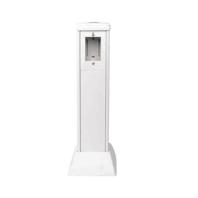 Mini columna para concentrar, distribuir y ordenar cables de energía eléctrica o puertos de datos de telecomunicaciones (10000-01000)