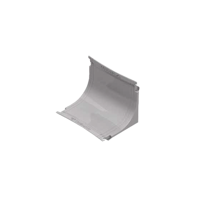 Curva vertical interna color blanco para canaleta THR40