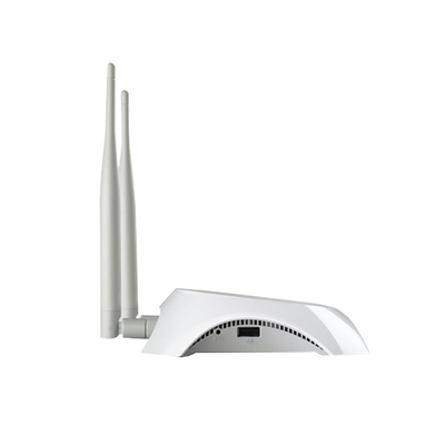 Router inalámbrico 3G/4G, 300 Mbps 1 puerto USB (3G/4G), 1 puerto WAN 10/100 Y 4 puertos LAN 10/100, 2 antenas omnidireccionales de 5 dBi