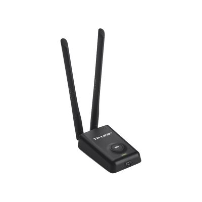 Adaptador de alta potencia USB inalámbrico/ WiFi N 300 Mbps / Frecuencia de 2.4 GHz / 2 Antenas Externas de 5 dBi / Compatibilidad Windows y Linux