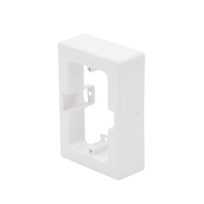 Caja sin fondo Universal, Color blanco de PVC auto extinguible (7900-02002)