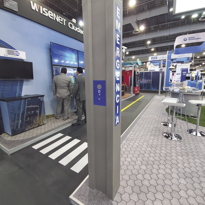 Gabinete tipo Torre para Sistema de Alerta Mediante Equipo Fanvil I12-N-01P y estrobo (No incluidos).