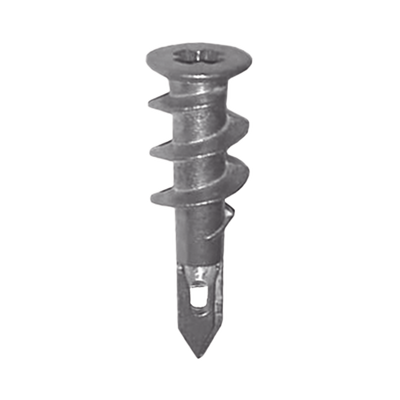 Taquete Métalico TPD Zinc con tornillo 8 x 1 1/4", Ideal para Uso con carteles publicitarios, Electrodomésticos