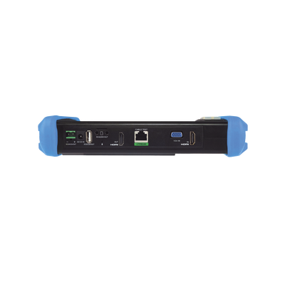 Tester de Video Profesional | Pantalla 7"| Prueba IP/HD/Analógicas | TVI/CVI/AHD/CVBS | IP ONVIF | 4K/8K | H.264/H.265 | HDMI | PTZ | Scanner IP | TDR | Salidas 12V/24V/PoE | Activación Simultanea.