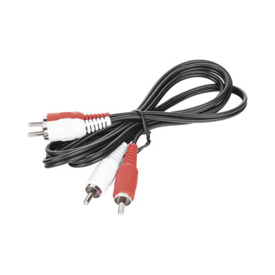 Cable RCA macho a macho de 1 metro de longitud, para aplicaciones de audio y video optimizado para HD.