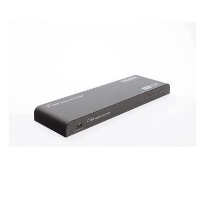 Divisor (Splitter) HDMI 4K de 1 Entrada a 8 Salidas (Simultaneas) / Soporta 4K×2K / Ajuste de resoluciones EDID / HDR / HDMI 2.0 / HDCP 2.2 / Permite mezclar pantallas en 4K y 1080P