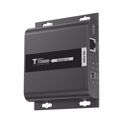 Receptor Compatible para Kits TT683-4.0 / Resolución 4K@30Hz / Cat 5e/6 / Distancia de 120 m / Control IR / Soporta HDbitT/ Compatible con Switch Gigabit.