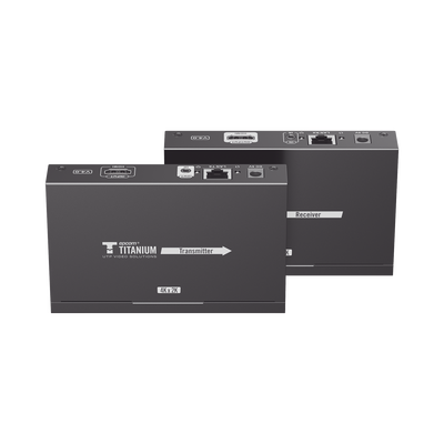 Kit Extensor MATRICIAL HDMI para distancias de 120 metros / Resolución 4K @ 30Hz / Cat6 / Soporta 100 TX de entrada e Ilimitados RX en la salida / Control por PC, Control Remoto y Botón / Compatible con Switch IGMP.