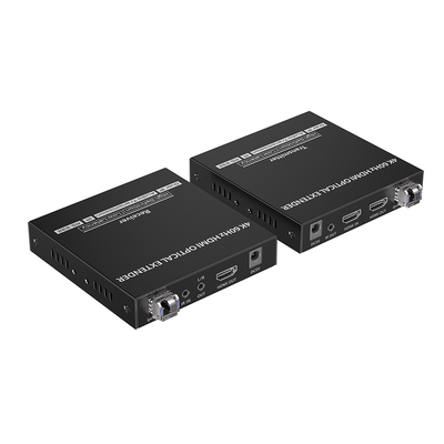 Kit extensor por fibra óptica | Hasta 40 kilómetros| 4K@60Hz | con IR | RS232