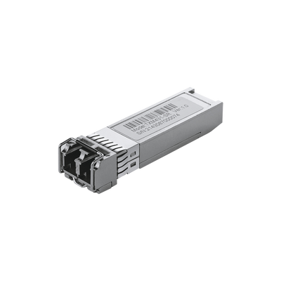 Transceptor mini-GBIC SR-SFP+ duplex Multimodo 10 G base, Distancia hasta 300 M, conector LC