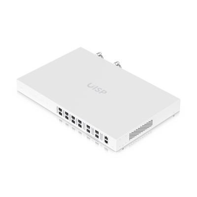 Ubiquiti UISP Fiber OLT XGS — Terminal de línea óptica (OLT) de 8 puertos, 10 Gbps de subida y bajada, capacidad para 2,000+ suscriptores