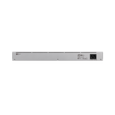 UniFi Switch USW-24, Capa 2 de 24 puertos 10/100/1000 Mbps + 2 puertos 1G SFP, pantalla informativa