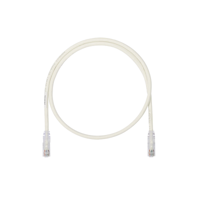 Cable de Parcheo UTP, Cat6A, 24 AWG, CM, Color Blanco, 1ft