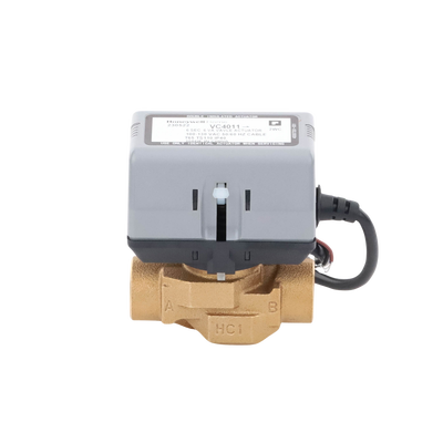 Válvula 3/4 De 2 Vías Conexión de rosca BSPT Con Actuador 40011 A 120V, On/off