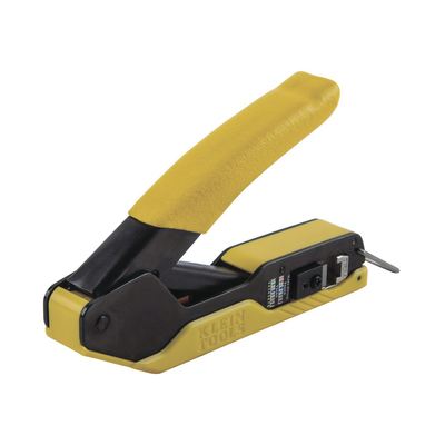 Ponchadora/Pelacables/Cortacables con Matraca para Conectores Pass-Thru RJ45